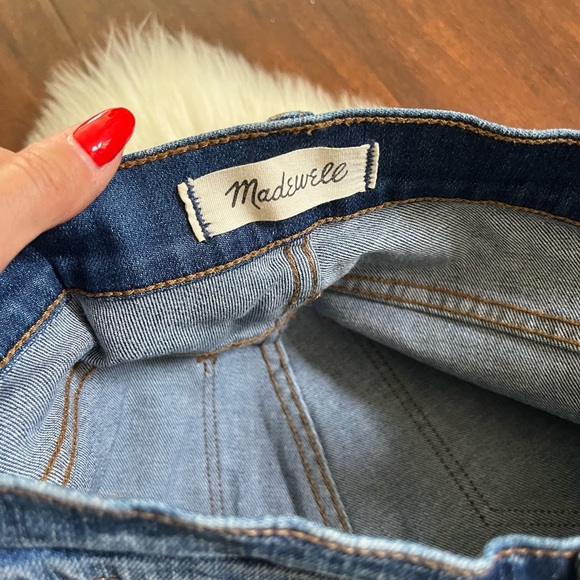 Madewell Distressed 9" High Rise Skinny Jeans Size 25 - Picture 10 of 10